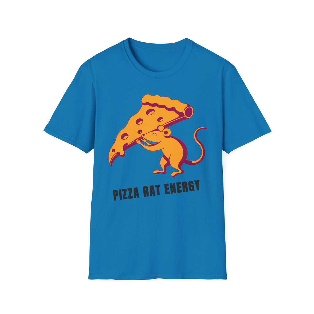 Pizza Rat Energy T-Shirt — Funny Pizza Slice & Rat Graphic Tee - Trending Now - September 2026