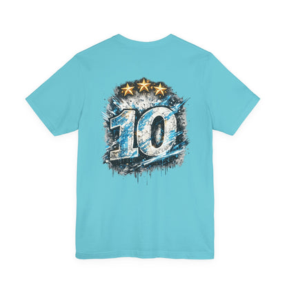 Buenos Aires Nights T‑Shirt — '10' Grunge Graphic Tee - Argentina No. 10