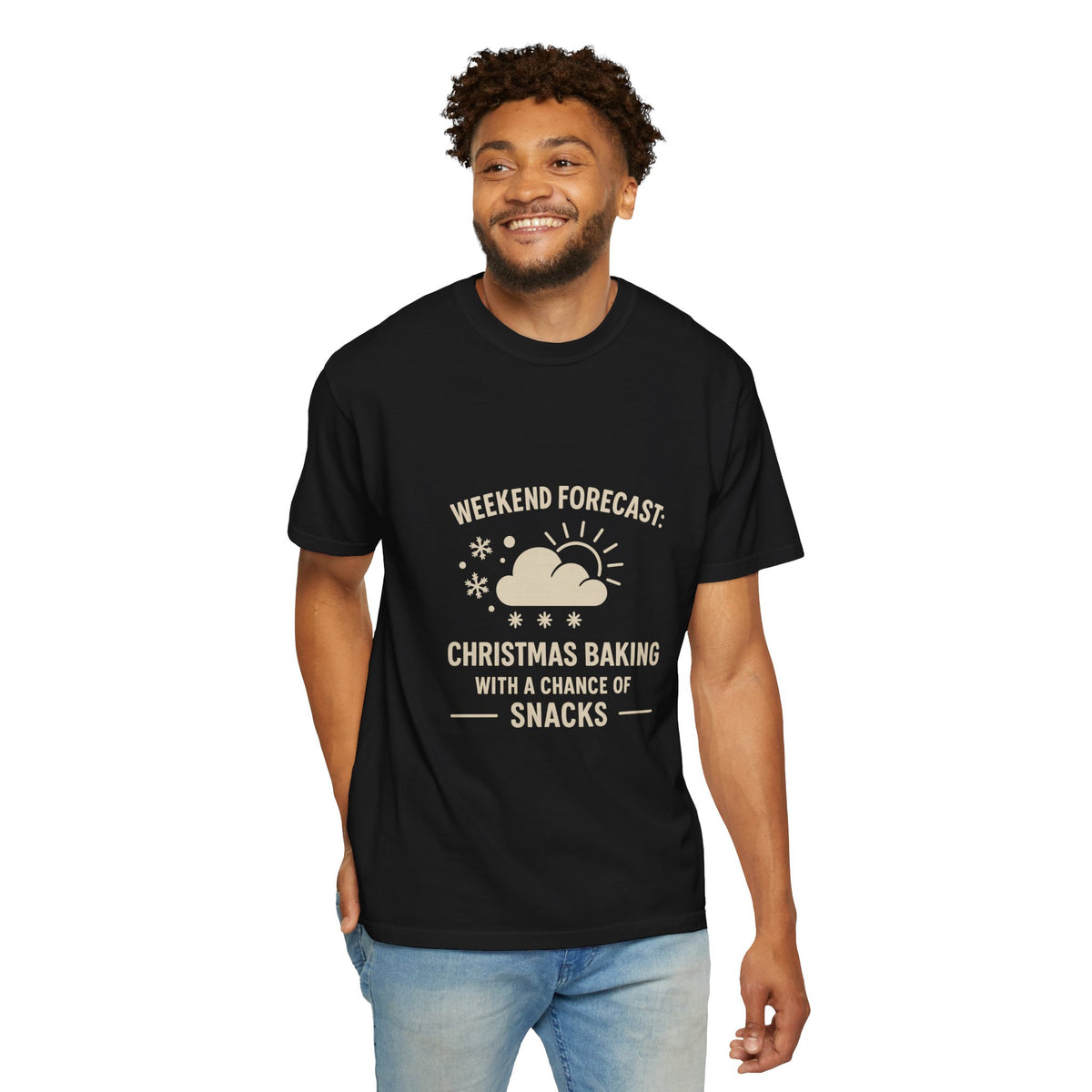 Christmas Baking T-Shirt — "Weekend Forecast: Christmas Baking with a Chance of Snacks"- Trending Now - October 2026