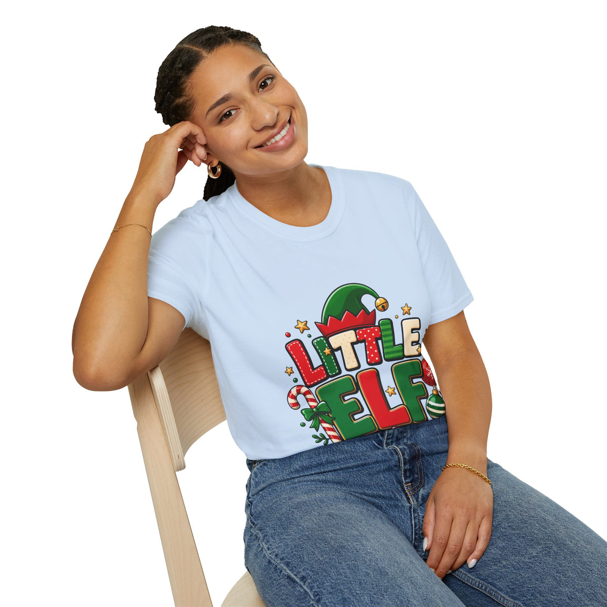 Little Elf Christmas T-Shirt — Cute Holiday Kids/Family Elf Tee