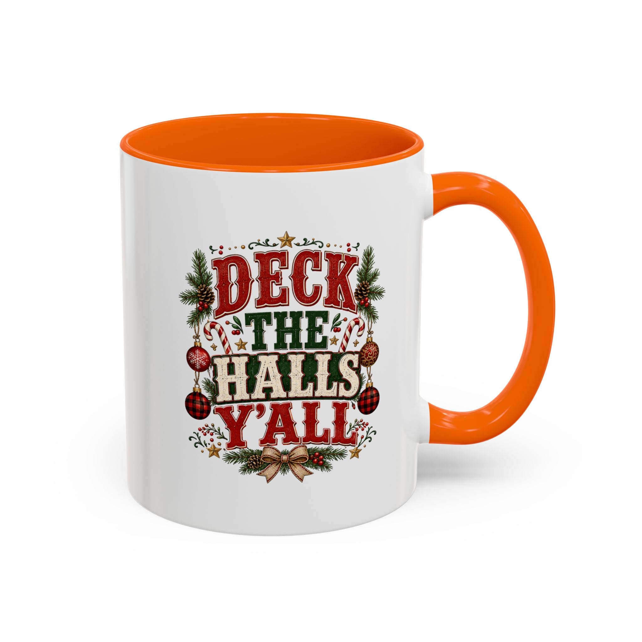 Deck the Halls Y'all Christmas Coffee Mug