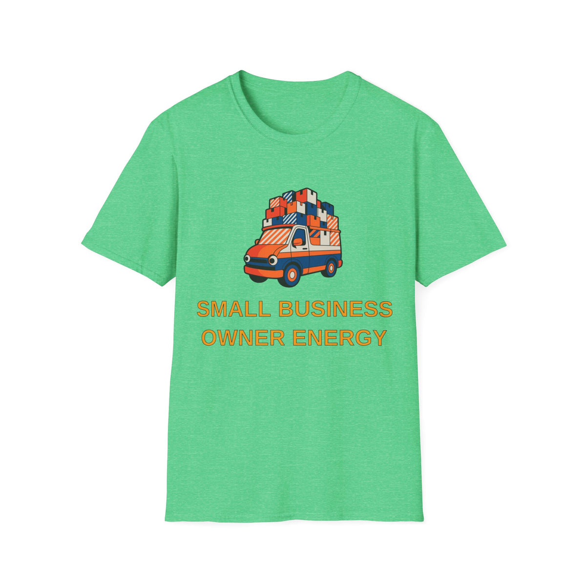 Small Business Owner Energy T‑Shirt — Delivery Van Stack Graphic Tee - Trending Now - August 2026