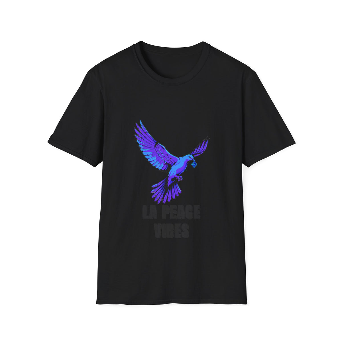 La Peace Vibes Flying Dove T-Shirt - Aesthetic Bird Graphic Tee - Trending Now - September 2026