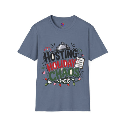 Hosting Holiday Chaos T-Shirt — Funny Christmas Party Host Tee