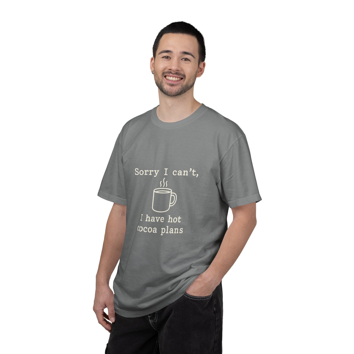 Hot Cocoa Plans T-Shirt — "Sorry I Can’t, I Have Hot Cocoa Plans" Cozy Graphic Tee - Trending Now - October 2026