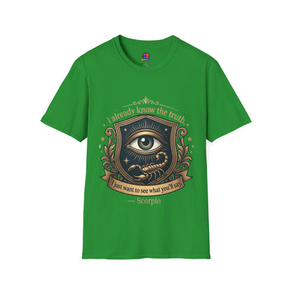 I Already Know the Truth Scorpio T-Shirt — Mystical Third Eye Zodiac Tee