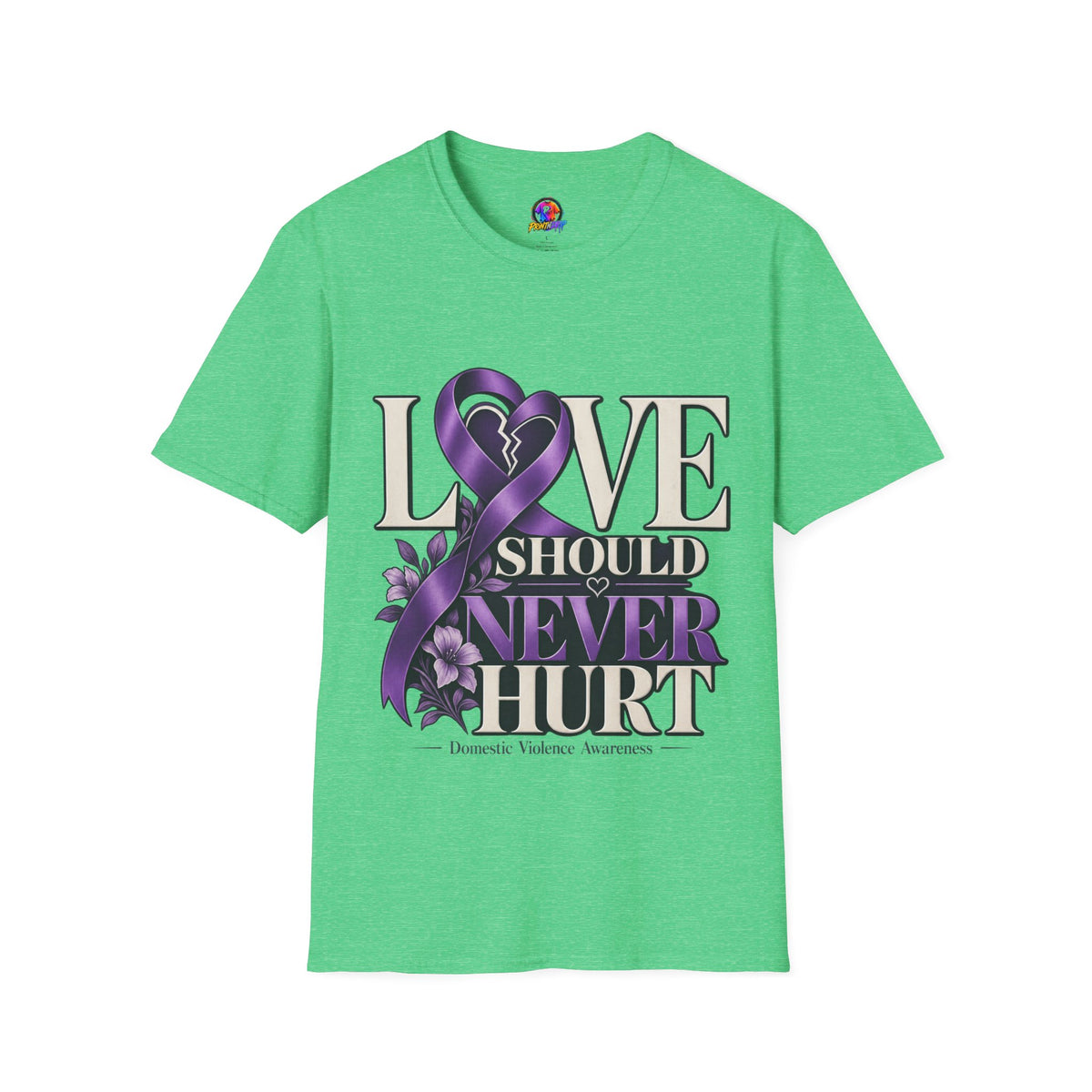 Love Should Never Hurt Domestic Violence Awareness T-Shirt