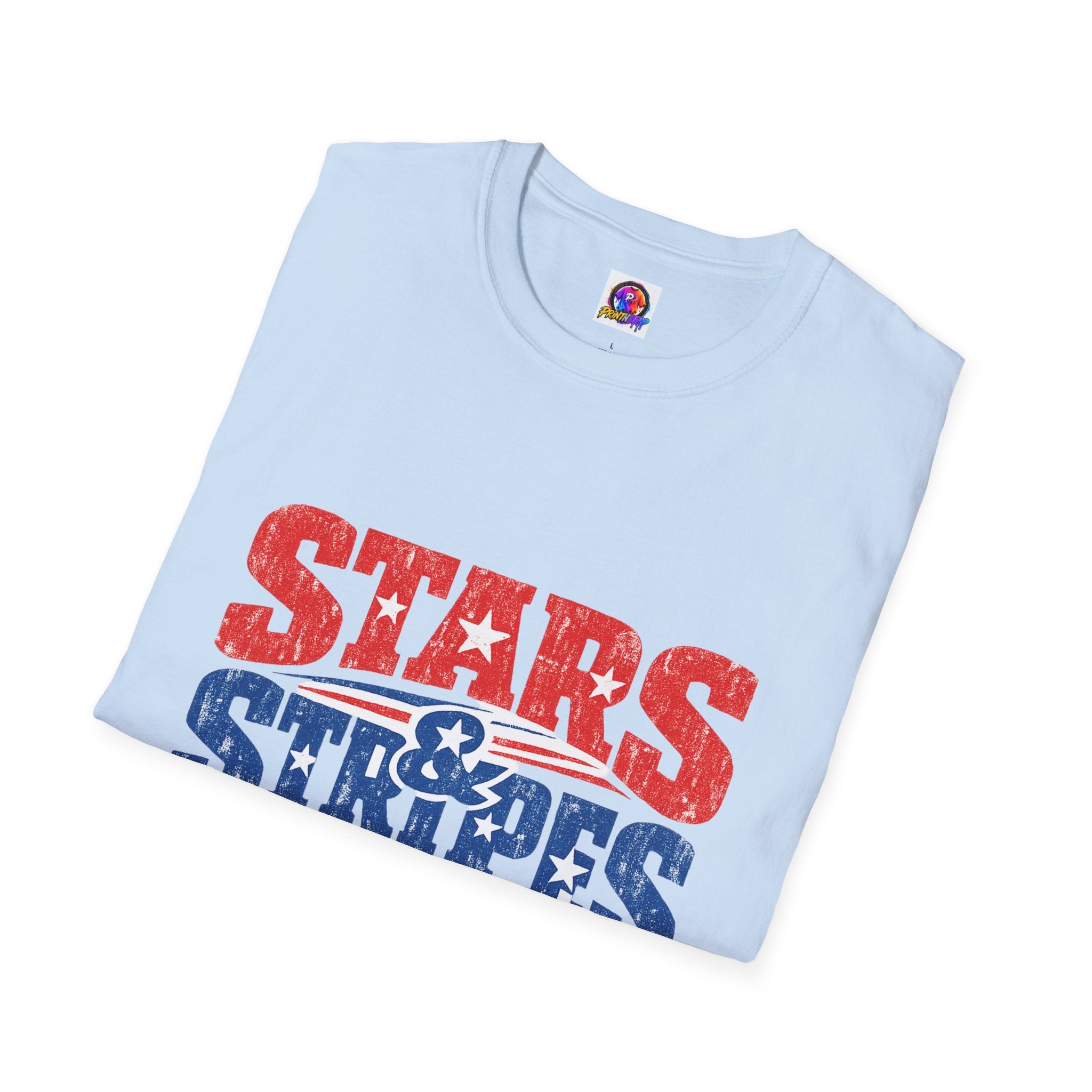 USA Stars & Stripes Forever T-Shirt — Patriotic Red White Blue Graphic Tee