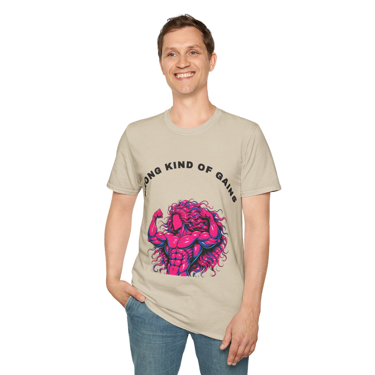 T-Shirt — "Wrong Kind of Gains" Muscle Monster Graphic Tee - Trending Now - September 2026