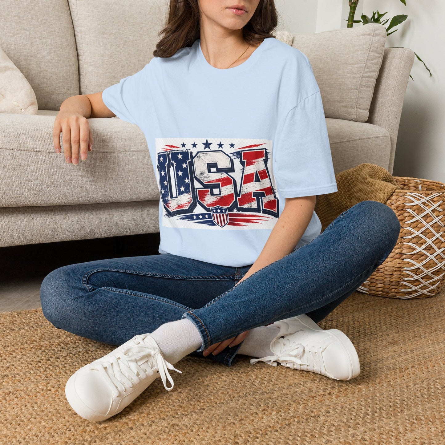 USA Flag Graphic T-Shirt — Patriotic American Pride Tee