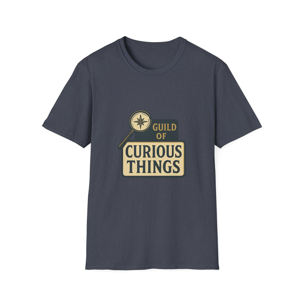 Curious Things T‑Shirt — Guild of Curious Vintage Badge Tee - Trending Now - August 2026