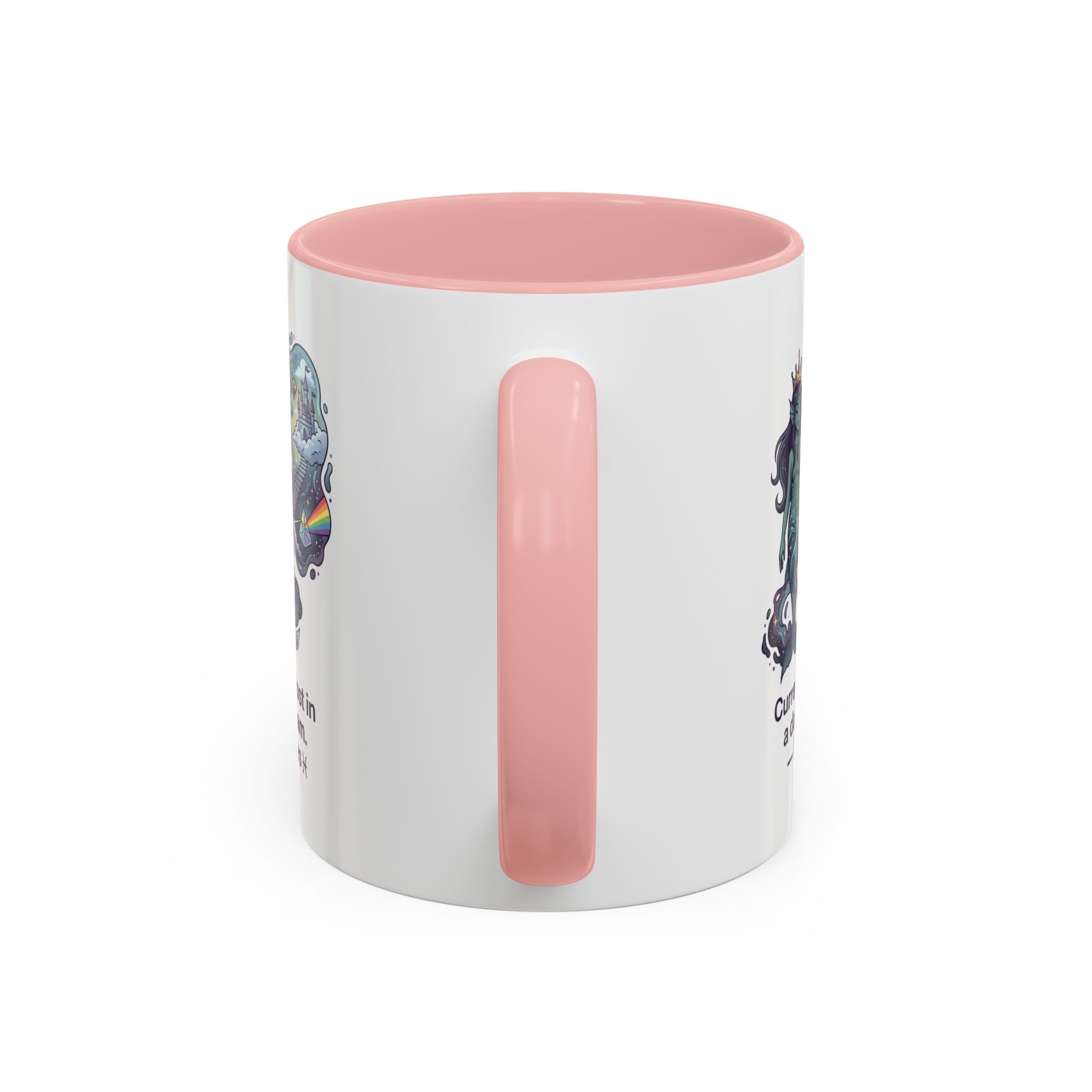 Pisces Daydream Accent Coffee Mug — "Currently lost in a daydream" Astrological Zodiac Gift