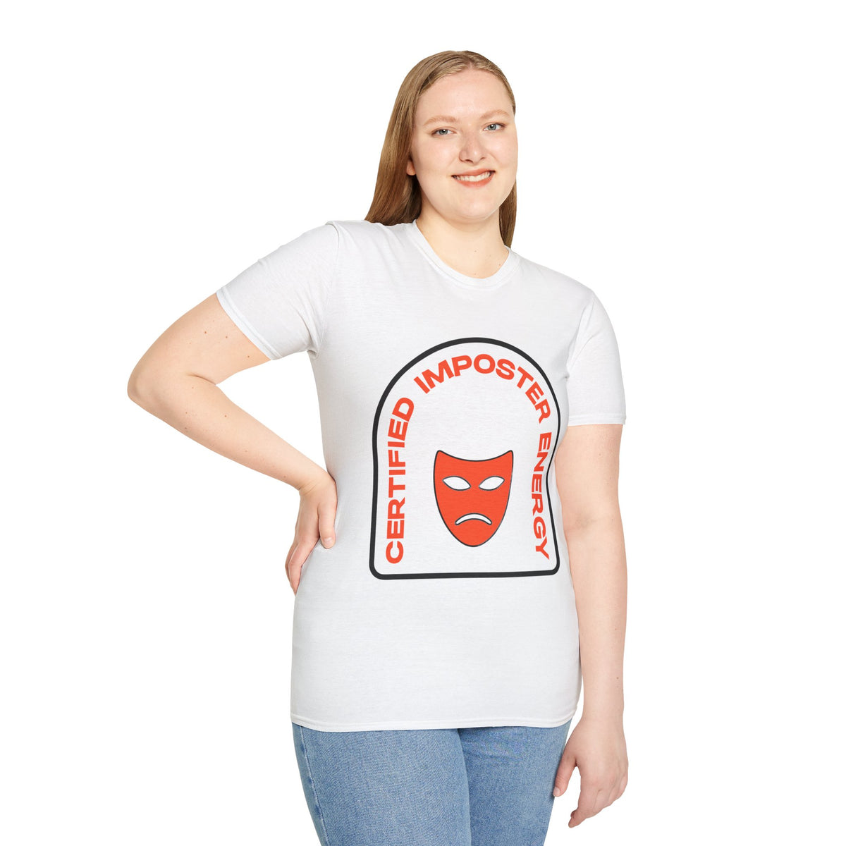 Certified Imposter Energy T-Shirt — Funny Sarcastic Graphic Tee - Trending Now - August 2026