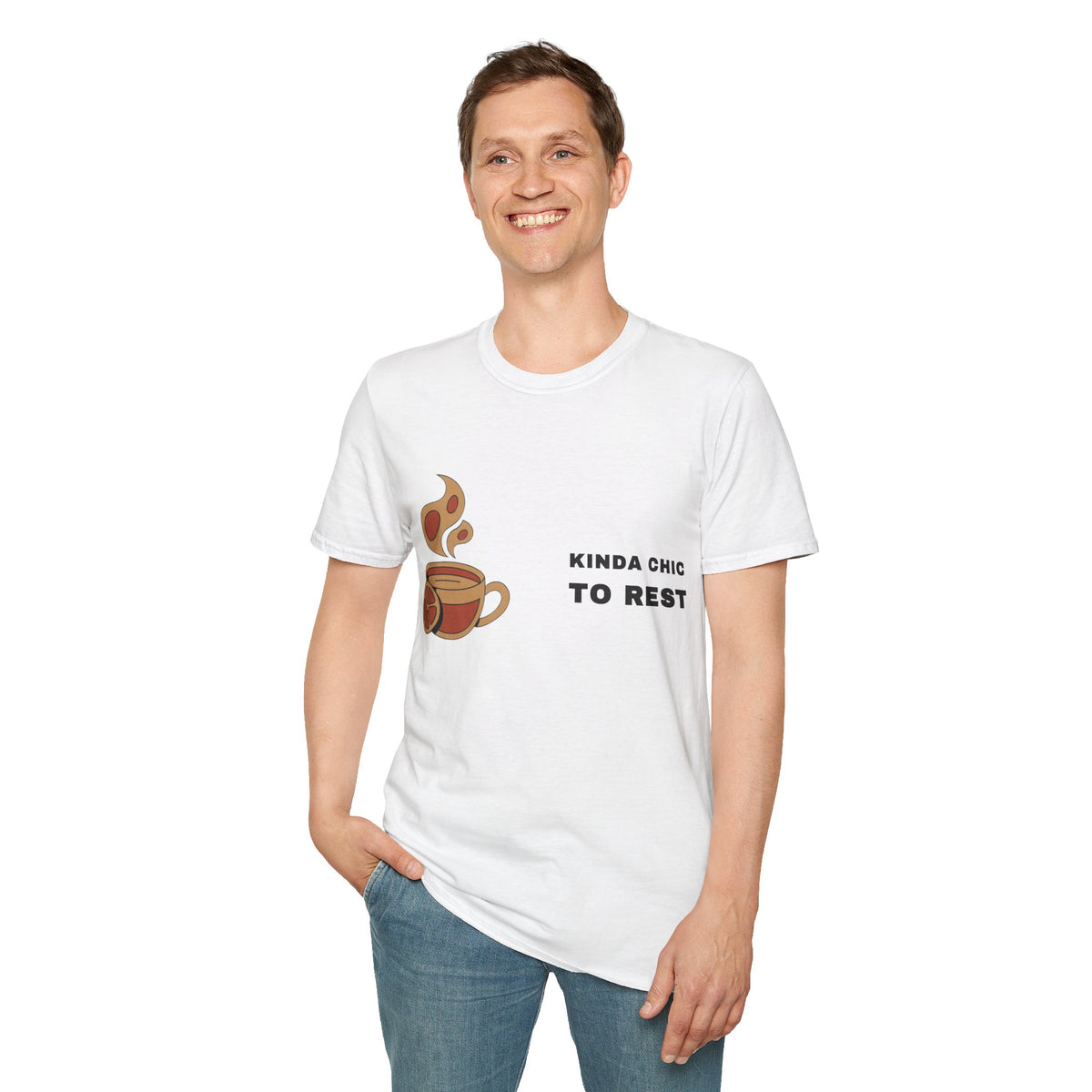 Coffee & Cozy T-Shirt — "Kinda Quiet, Try to Remain" Relaxed Tee - Trending Now - September 2026