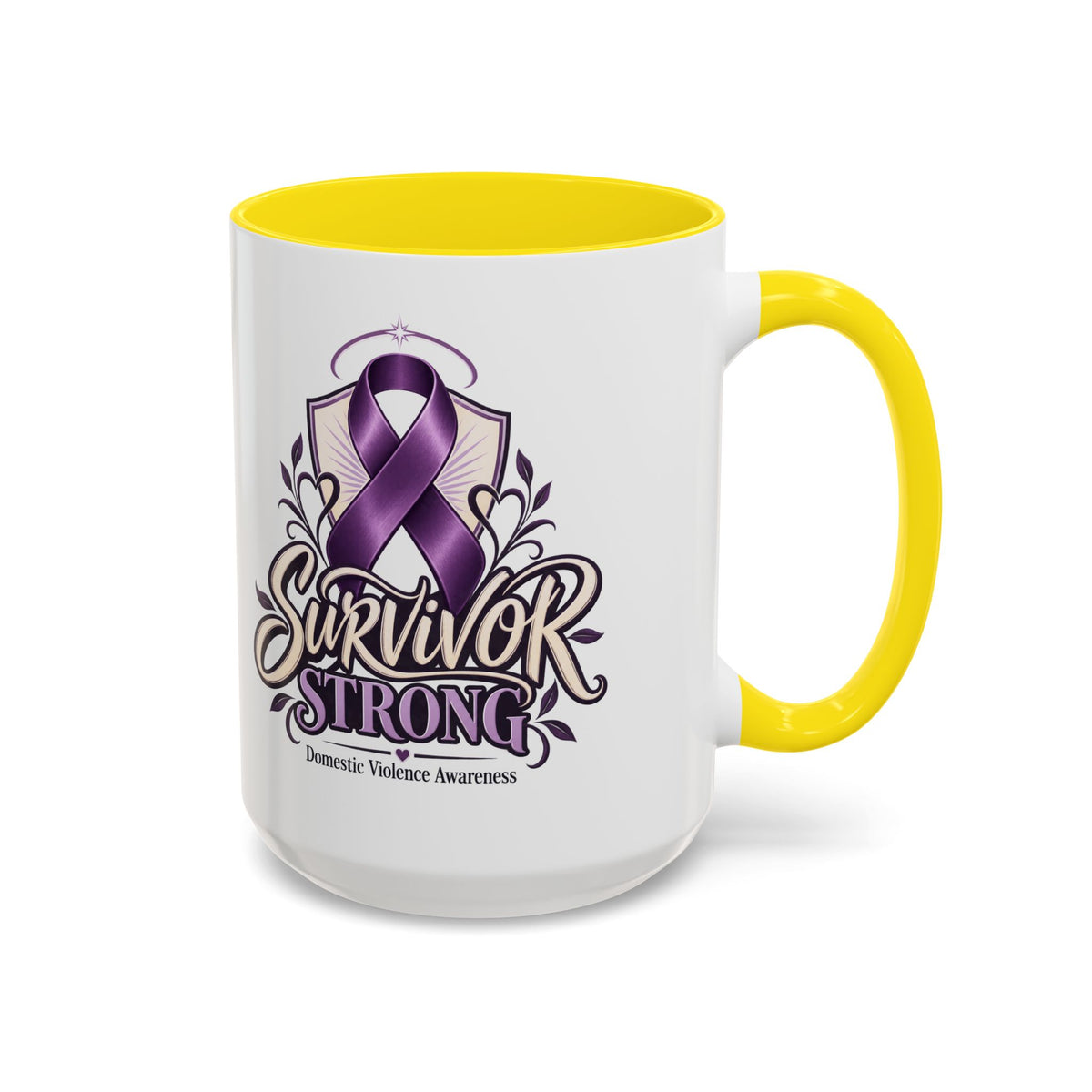 Domestic Violence Awareness Survivor Strong Coffee Mug