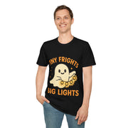 "Tiny Frights Big Lights" Cute Ghost Tee | Spooky Season Halloween T-Shirt - Trending Now - September 2026