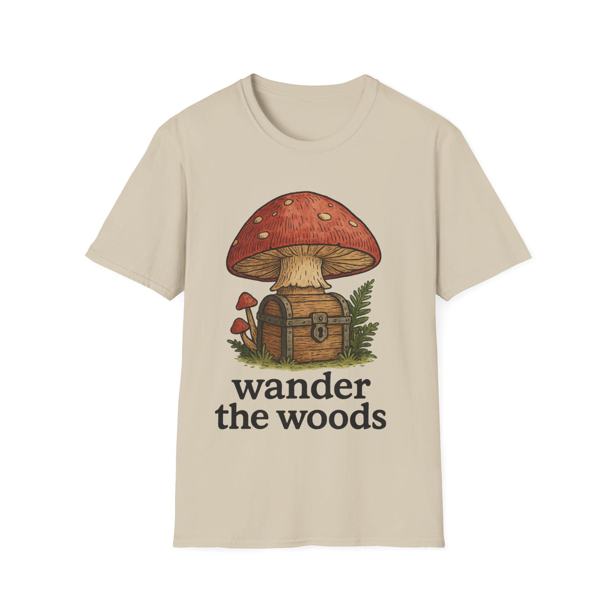 Mushroom Fairy Door T-Shirt — Whimsical Red Toadstool Graphic Tee - Trending Now - September 2026