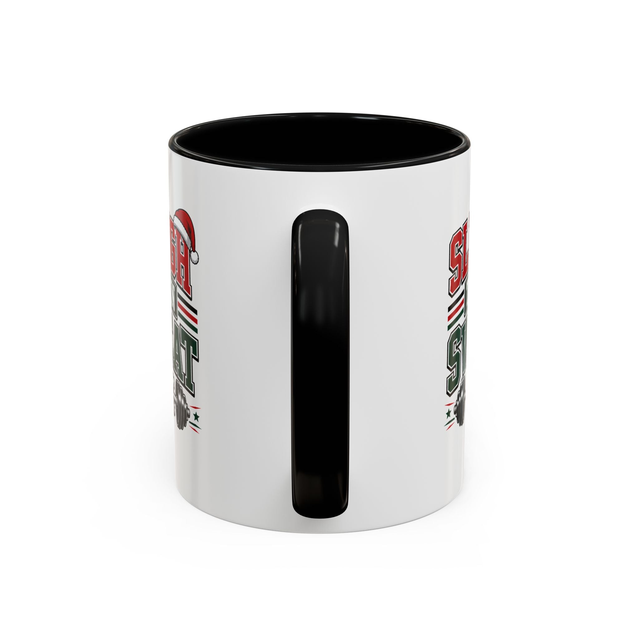 Modern Day Christmas Sleigh Then Sweat Coffee Mug