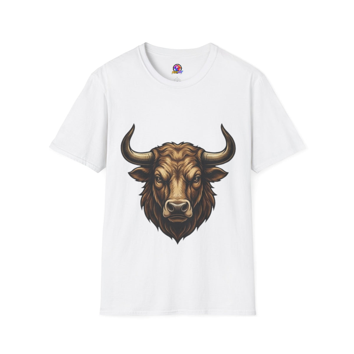 Taurus Bull Head T‑Shirt — Rustic Buffalo Graphic Tee
