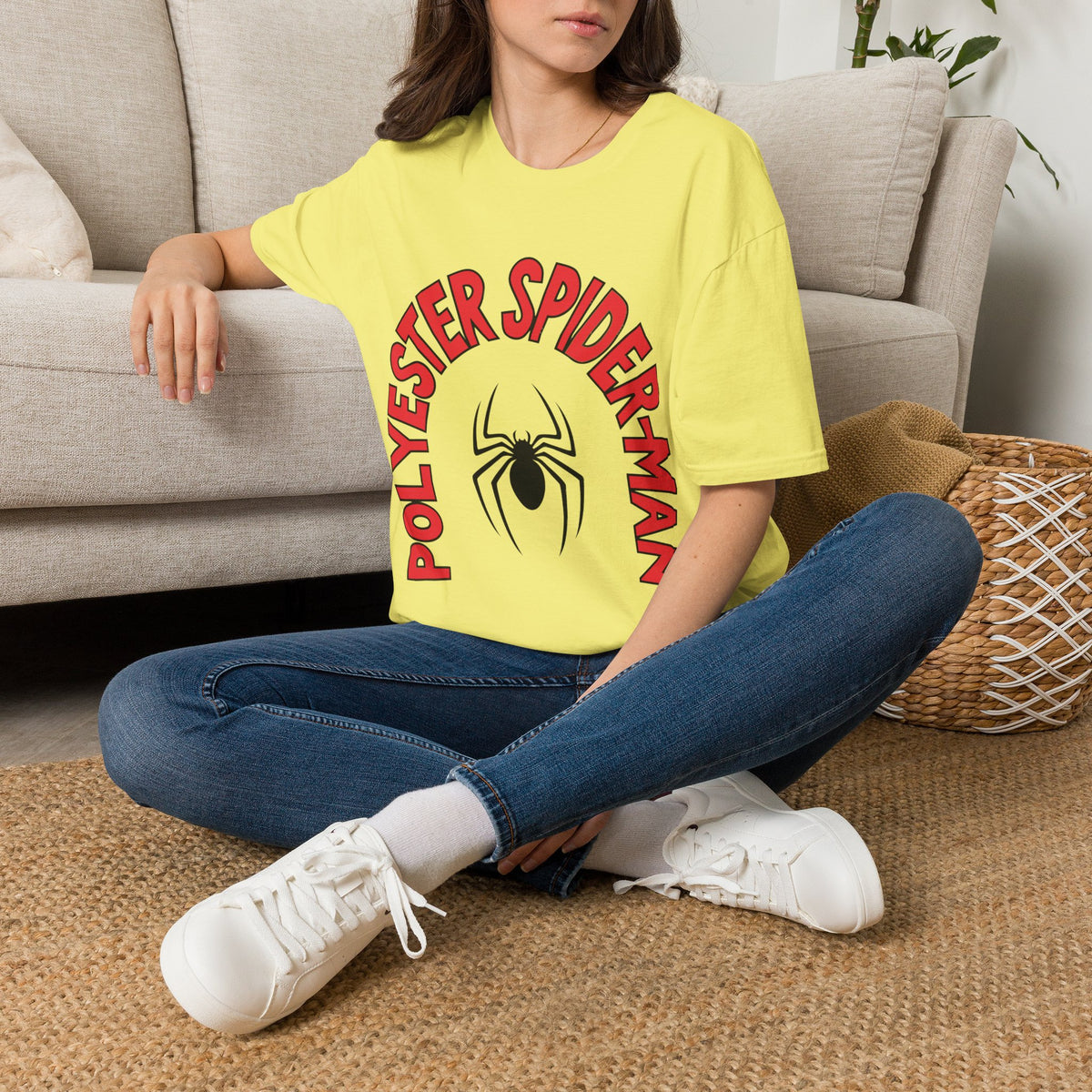 Spider Graphic T-Shirt — "Polyester Spiderman" Retro Spider Logo Tee - Trending Now - August 2026
