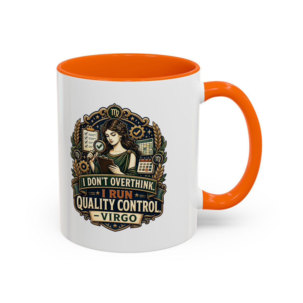 Zodiac Virgo Accent Coffee Mug