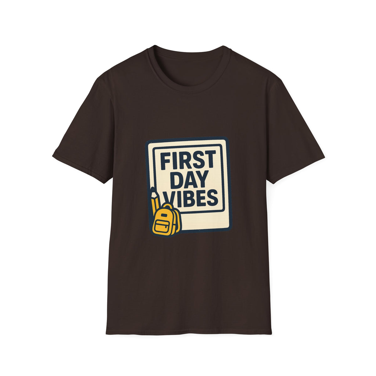 First Day Vibes T-Shirt — 'First Day' Retro Badge Tee - Trending Now - September 2026