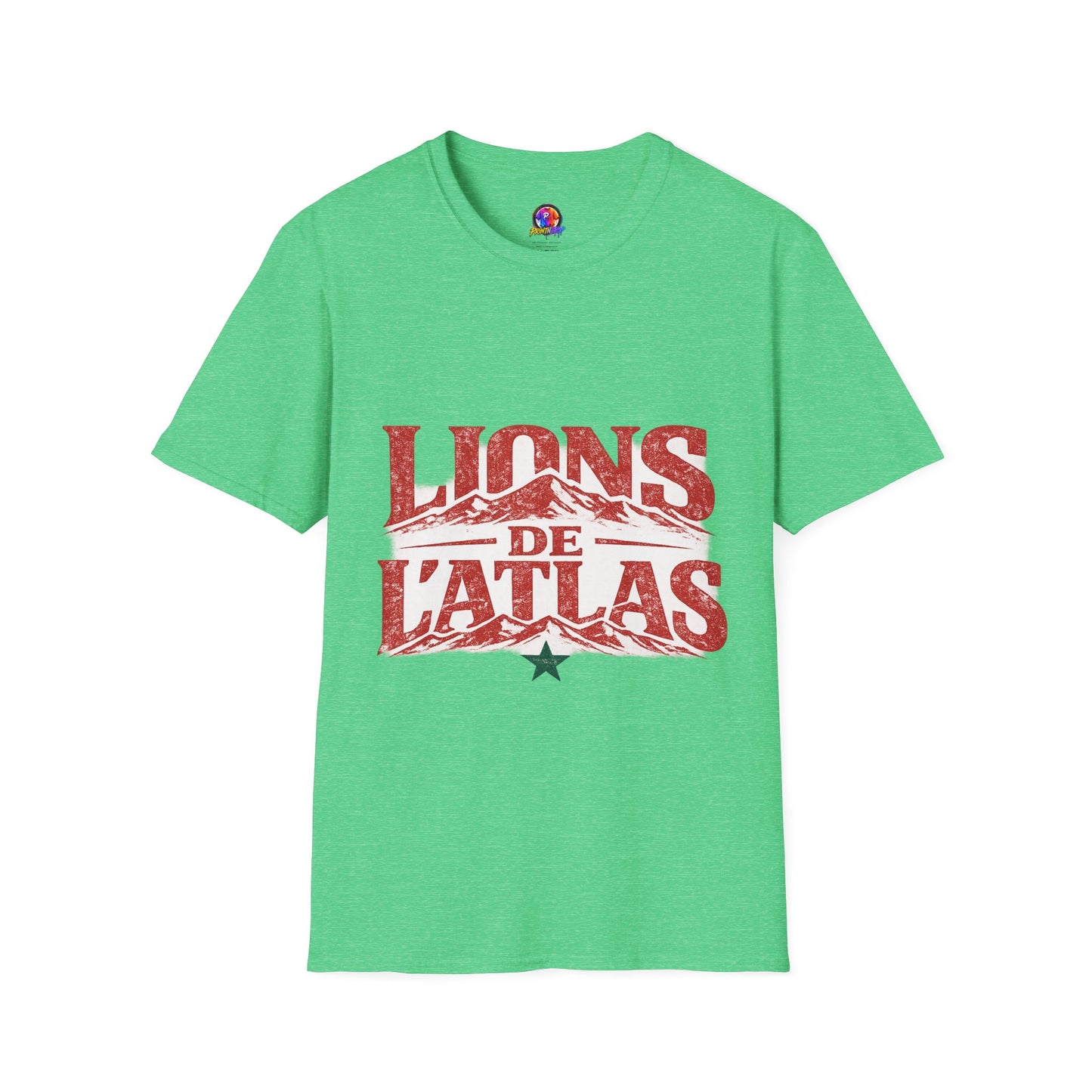 Morocco Lions de Atlas T-Shirt — Vintage Moroccan Atlas Mountain Graphic Tee