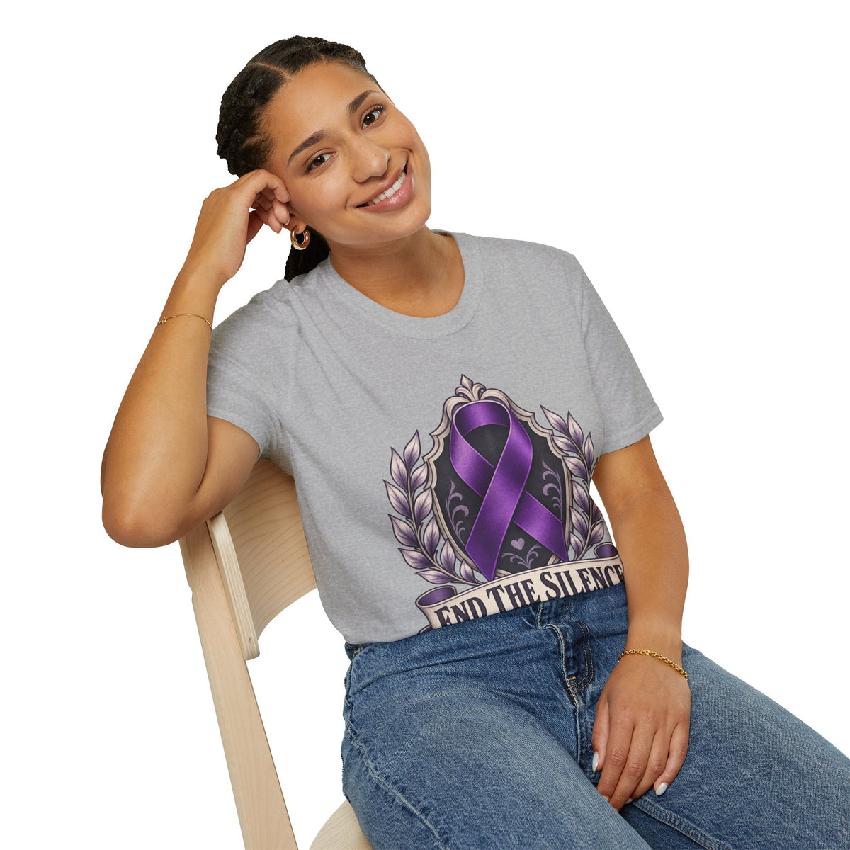 Find The Silence Domestic Violence Awareness T-Shirt