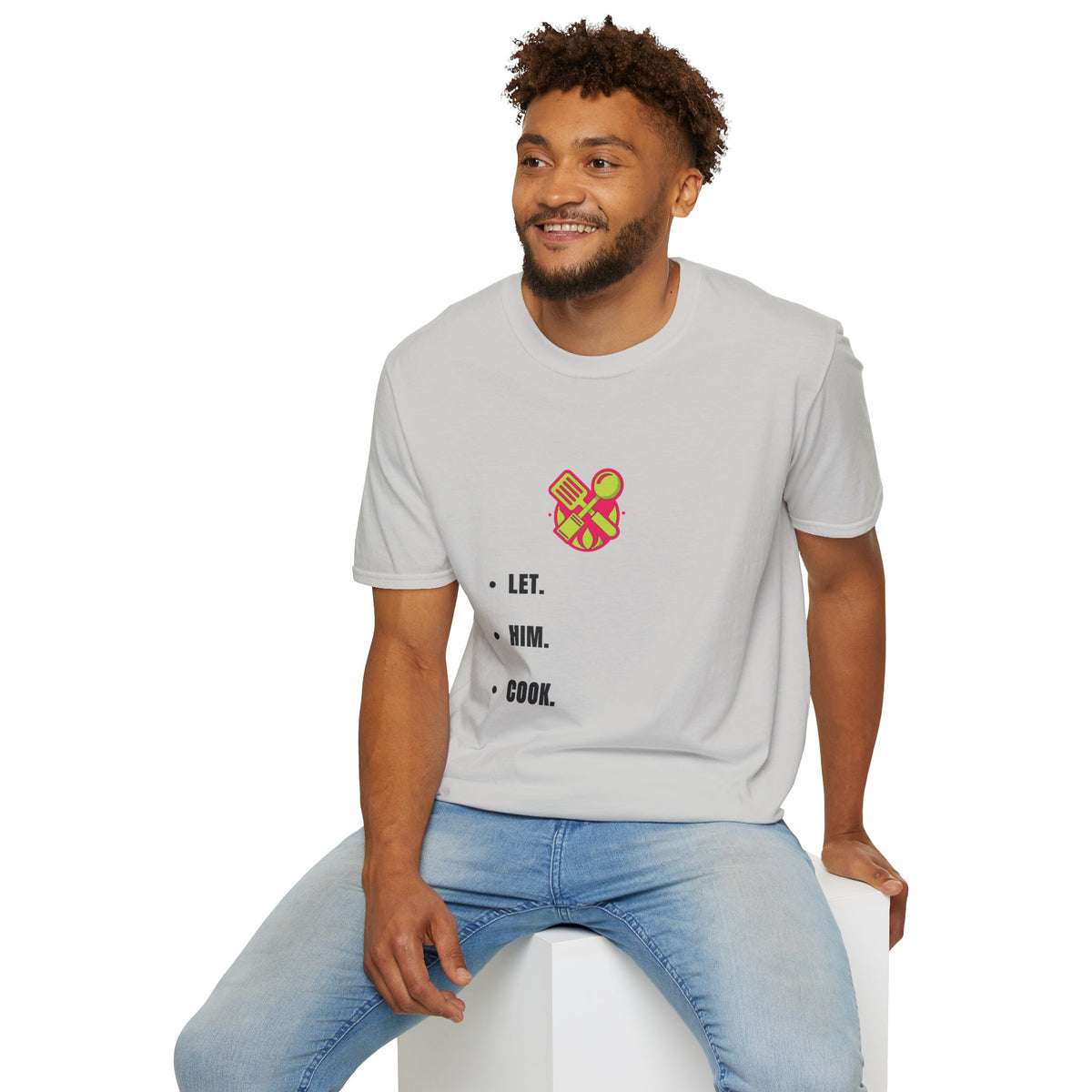 T-Shirt — LET. HUM. COOK. Minimalist Cooking Heart Graphic - Trending Now - September 2026