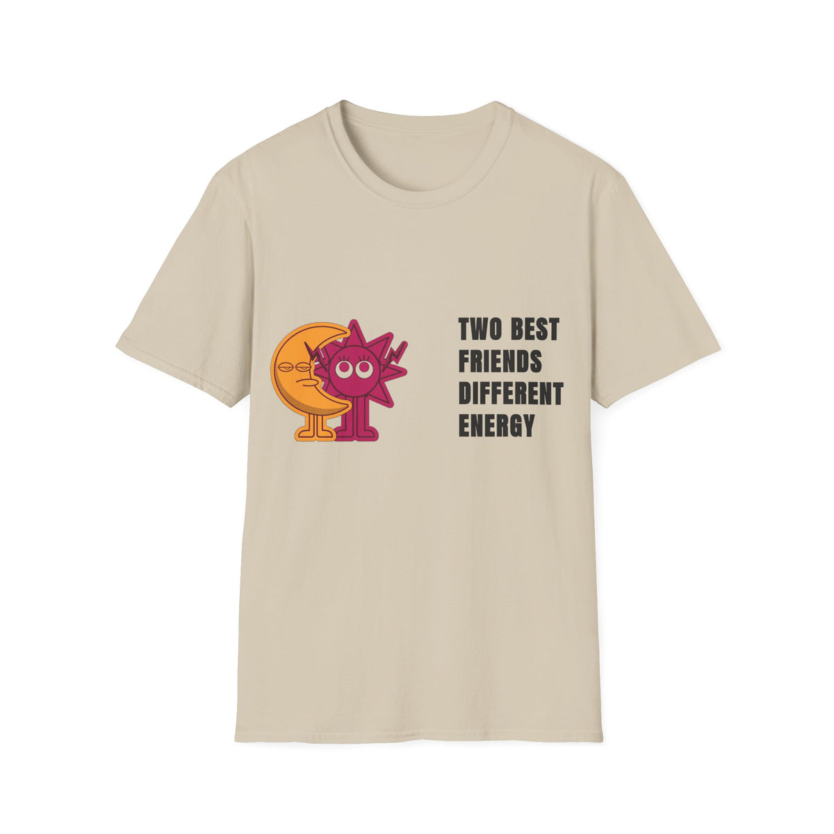 Two Best Friends Different Energy T-Shirt — Cute Cartoon Cat Duo Tee - Trending Now - September 2026
