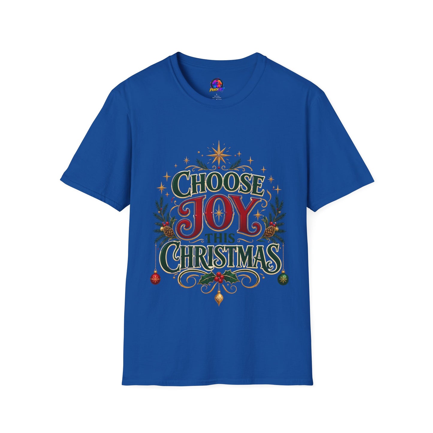 Choose Joy This Christmas T-Shirt — Festive Holiday Graphic Tee