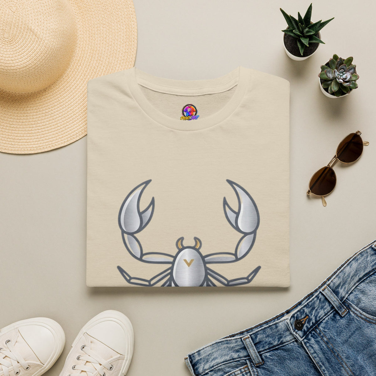 Scorpio Scorpion T-Shirt — Zodiac Graphic Tee for Scorpio Season