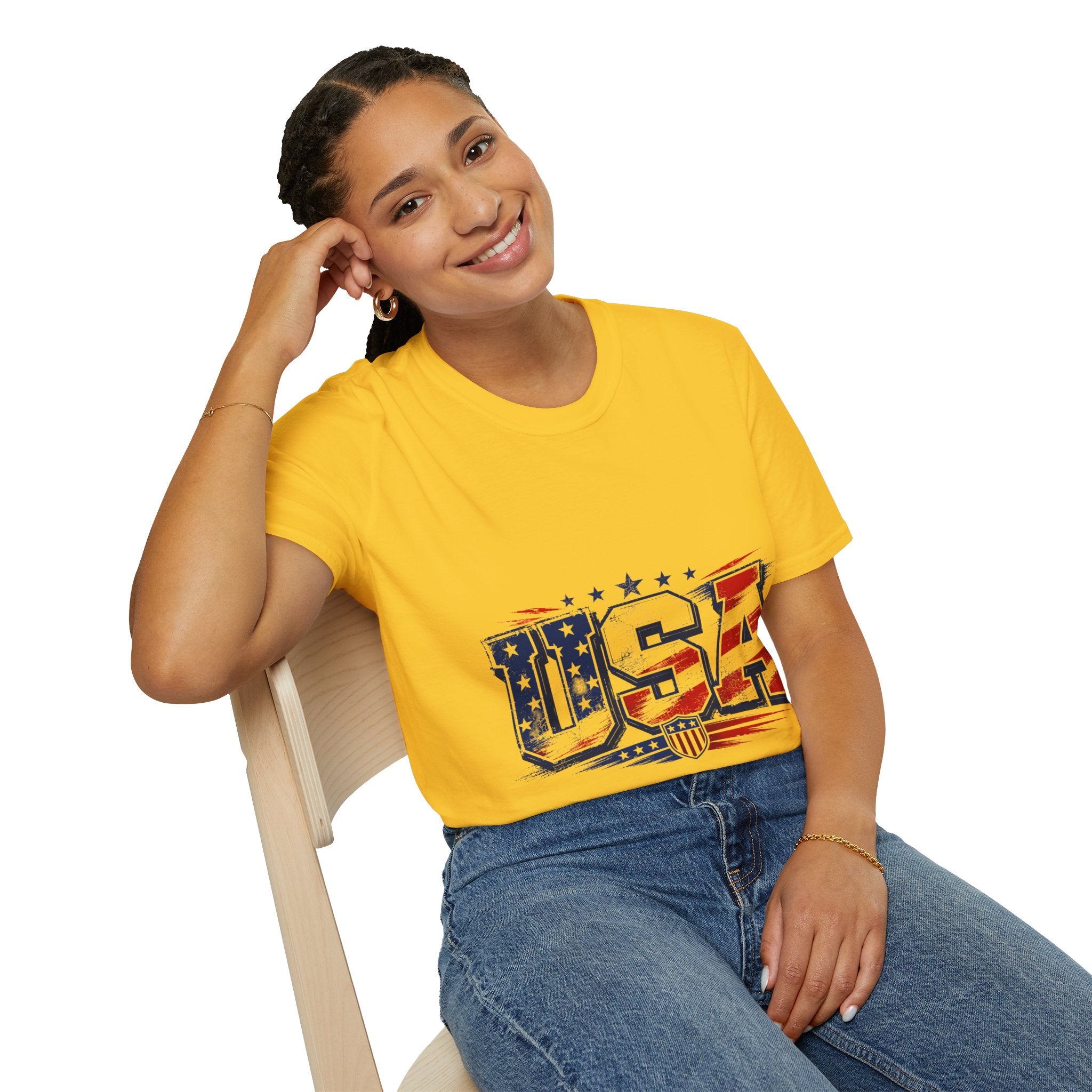 USA Flag Graphic T-Shirt — Patriotic American Pride Tee