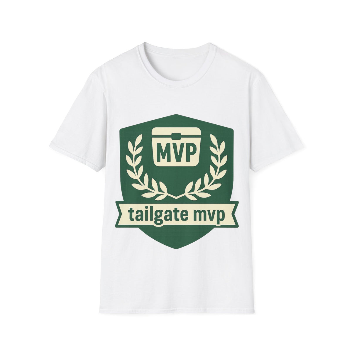 MVP Tailgate T-Shirt — Vintage Green MVP Badge Tee - Trending Now - August 2026