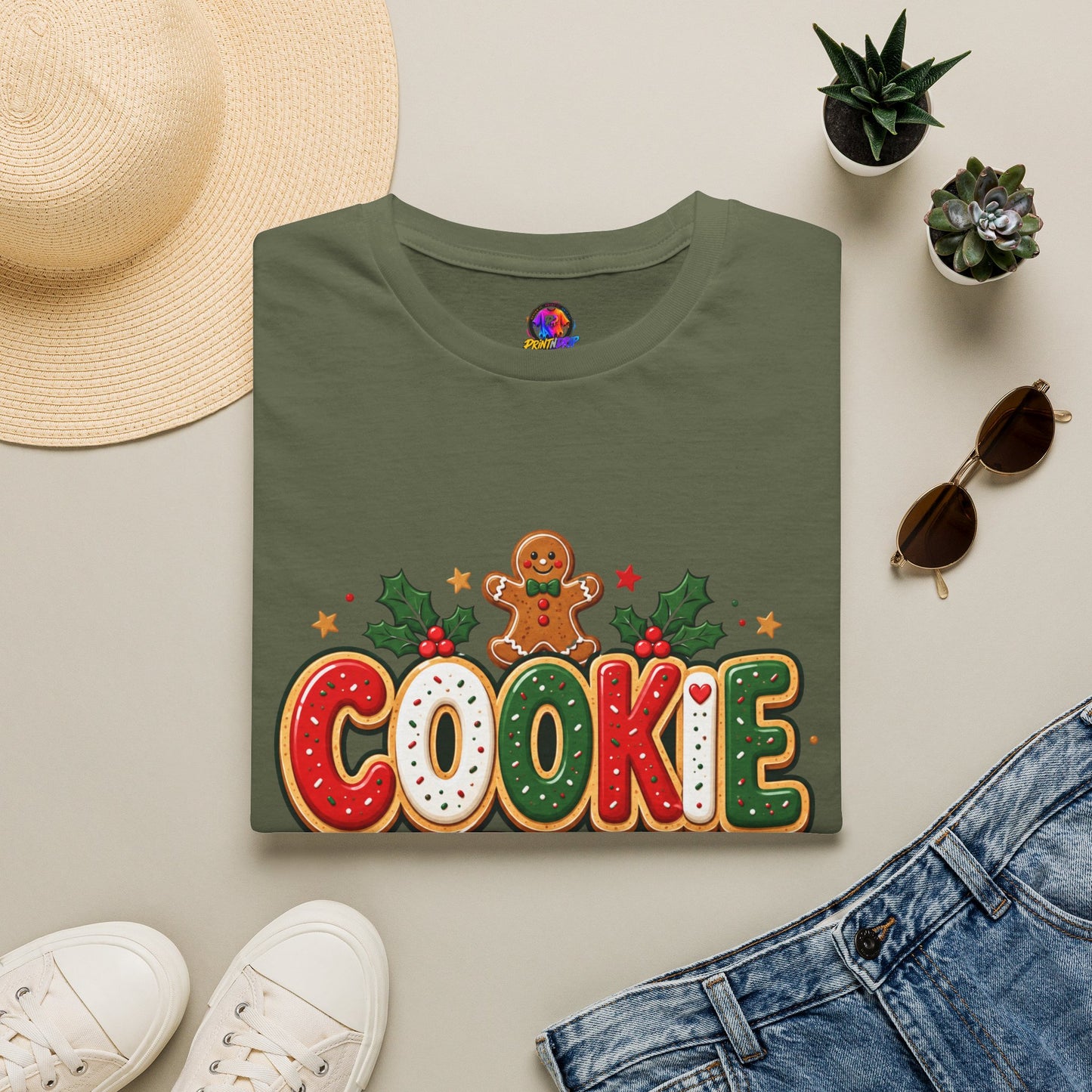 Cookie Crew T-Shirt — Christmas Gingerbread Holiday Tee