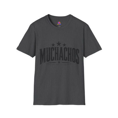 Muchachos Graphic T‑Shirt — Vintage Distressed Crew Tee - Argentina Song, slogan, favorite chant