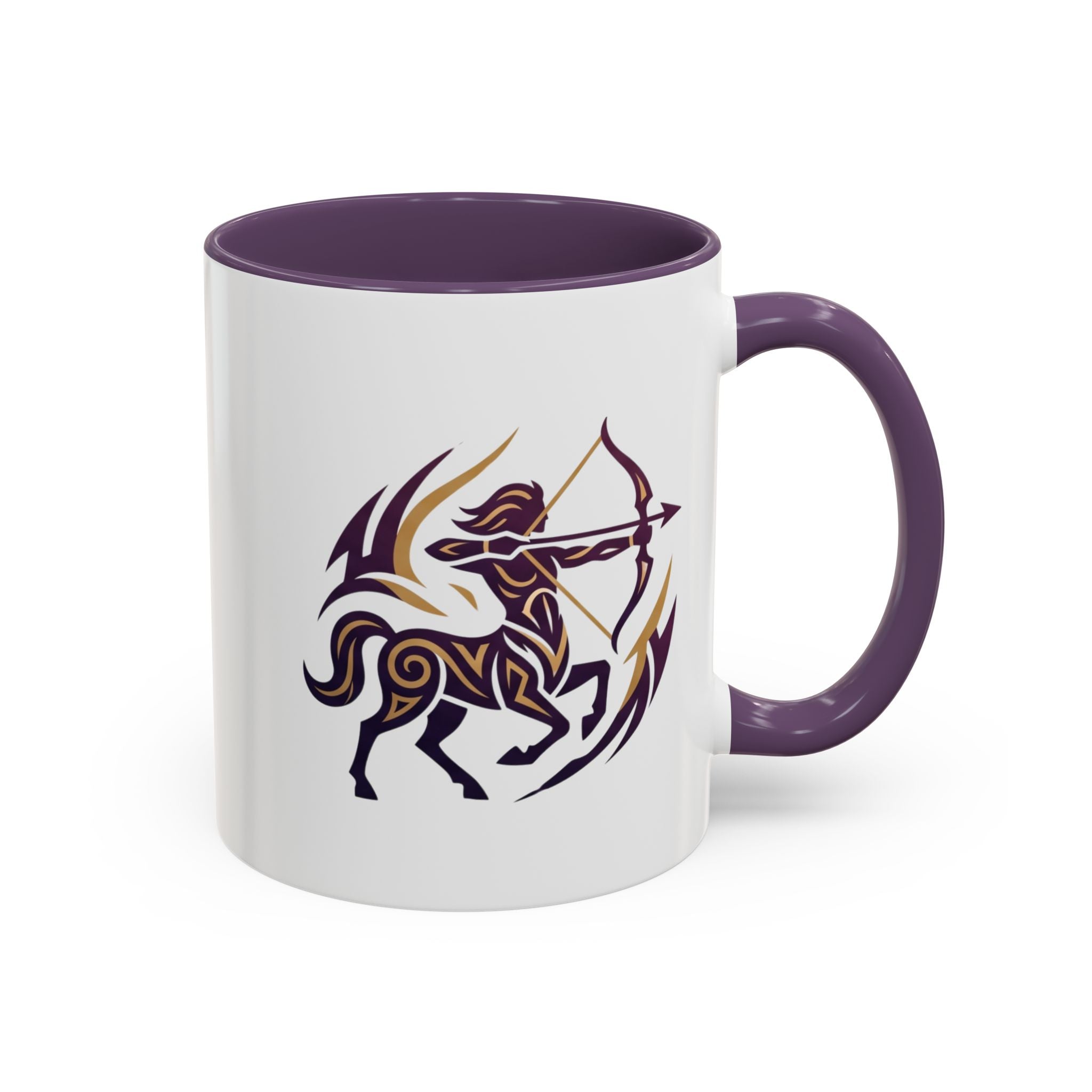 Sagittarius Zodiac Coffee Mug — Archer Centaur Astrology Accent Mug