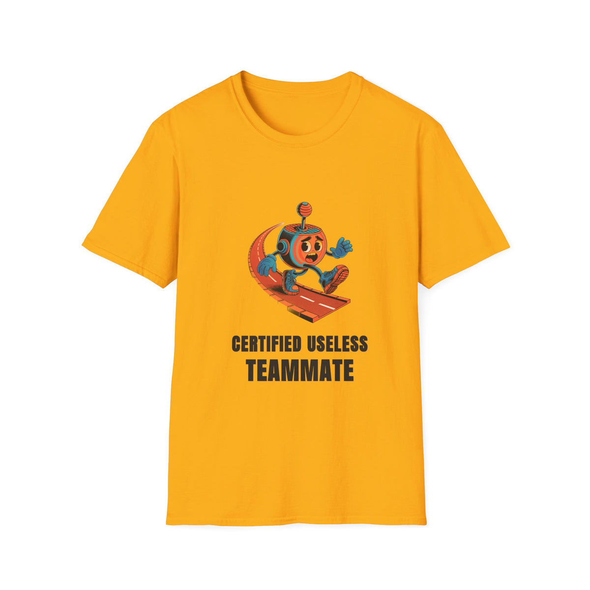 Certified Useless Teammate T-Shirt — Retro Robot Graphic - Trending Now - August 2026