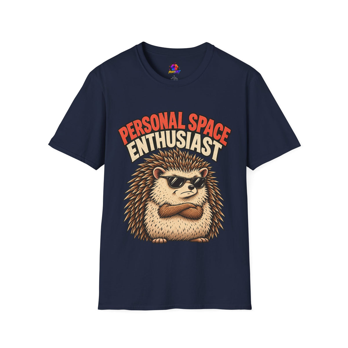 Personal Space Enthusiast T-Shirt — Funny Hedgehog Graphic Tee