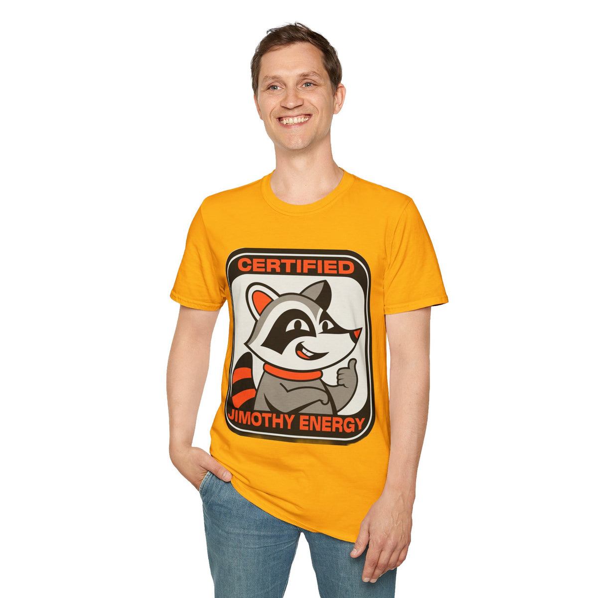 Certified Timothy Energies T-Shirt — Retro Raccoon Graphic Tee - Trending Now - August 2026
