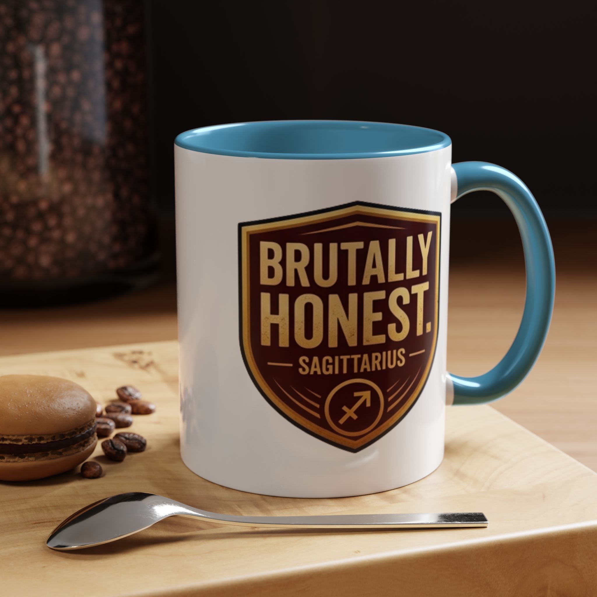 Sagittarius Coffee Mug - "Brutally Honest" Zodiac Accent Mug (11/15oz)