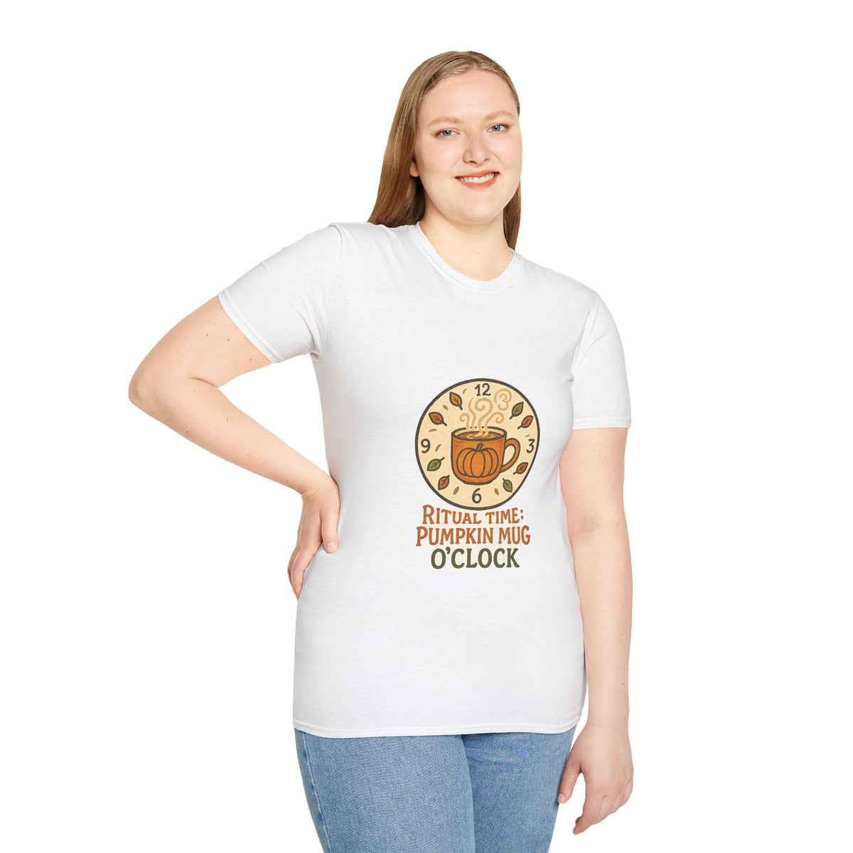 Pumpkin Mug O'Clock T-Shirt — Vintage Fall Coffee Tee - Trending Now - October 2026