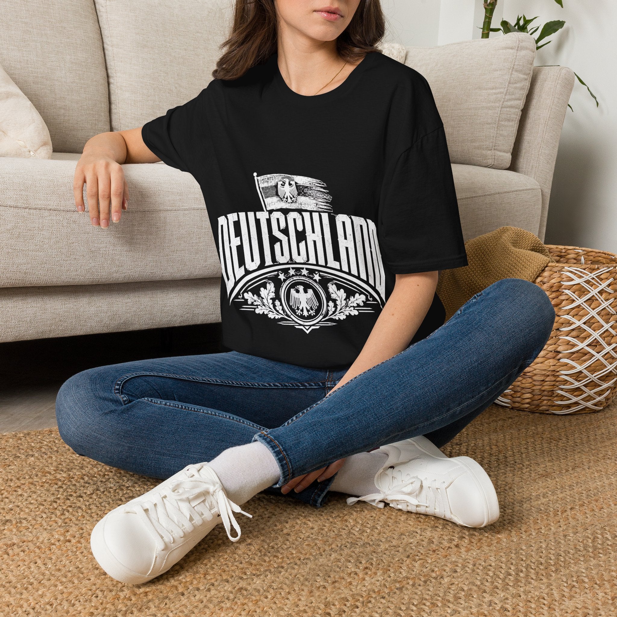Germany Deutschland T-Shirt — Vintage German Crest Soccer Fan Tee