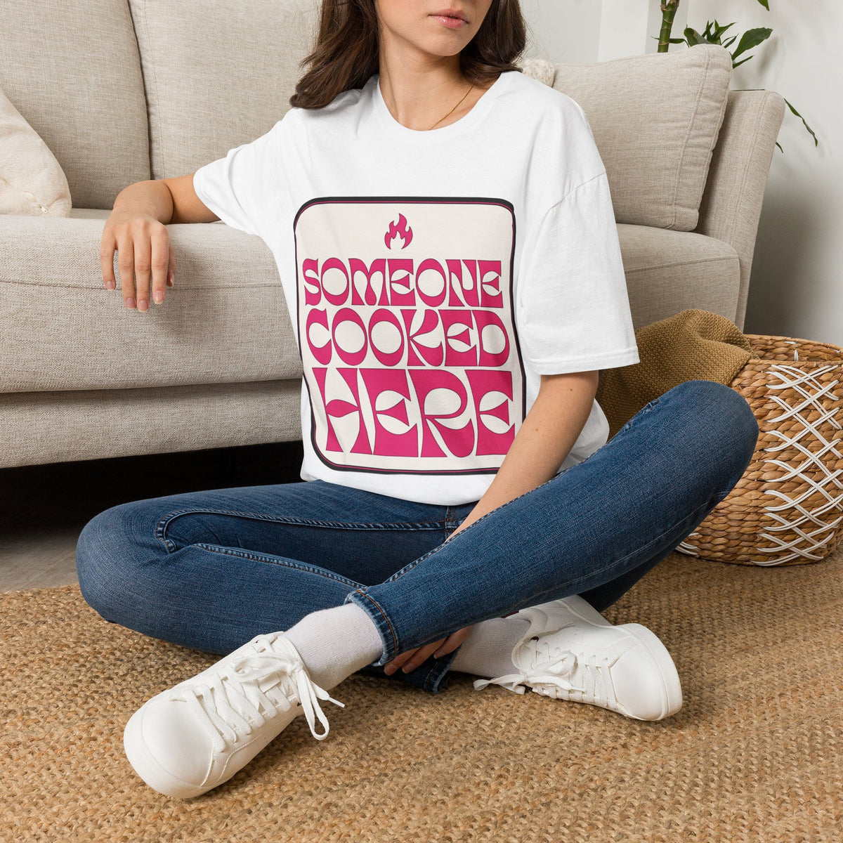 Someone Cooked Here T-Shirt — Retro Kitchen Cooking Shirt - Trending Now - August 2026