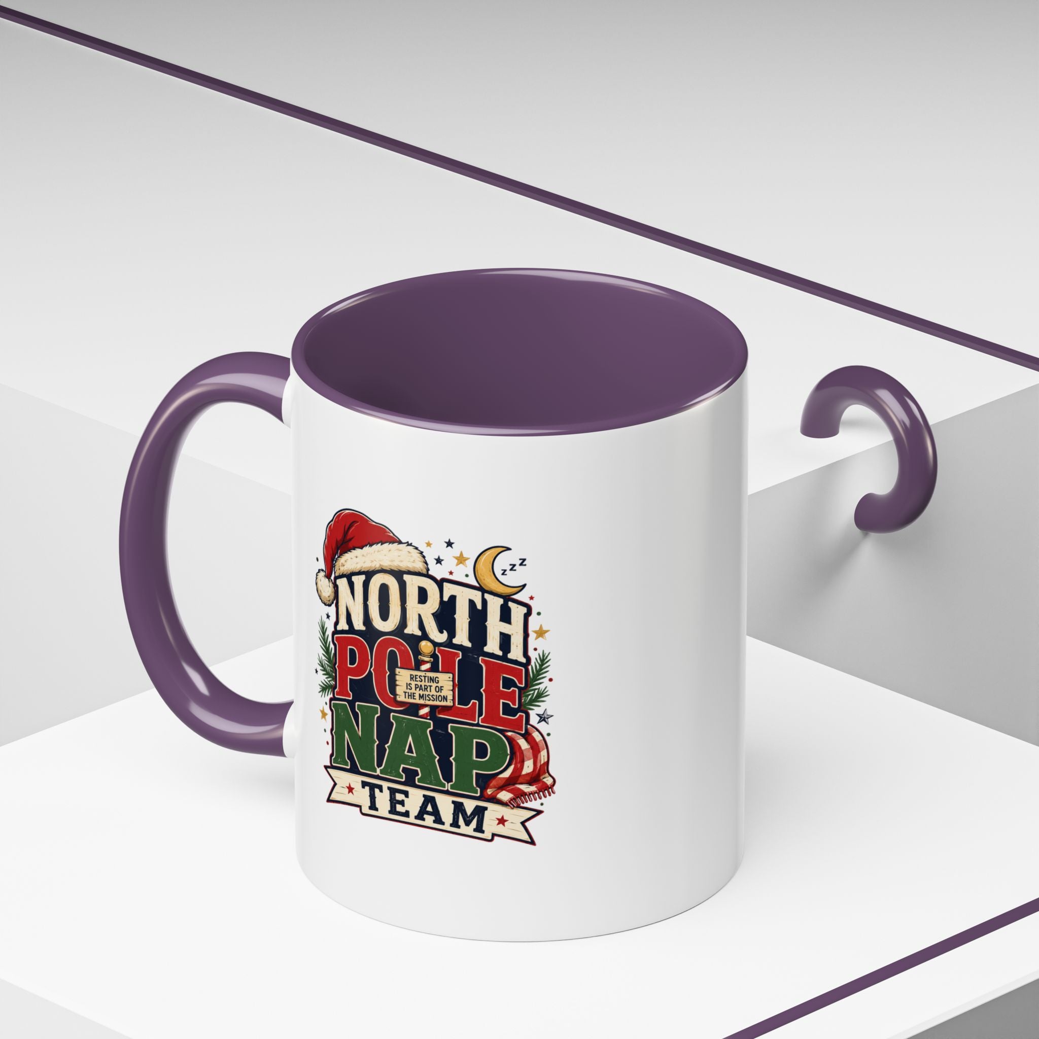 Accent Coffee Mug North Pole Nap