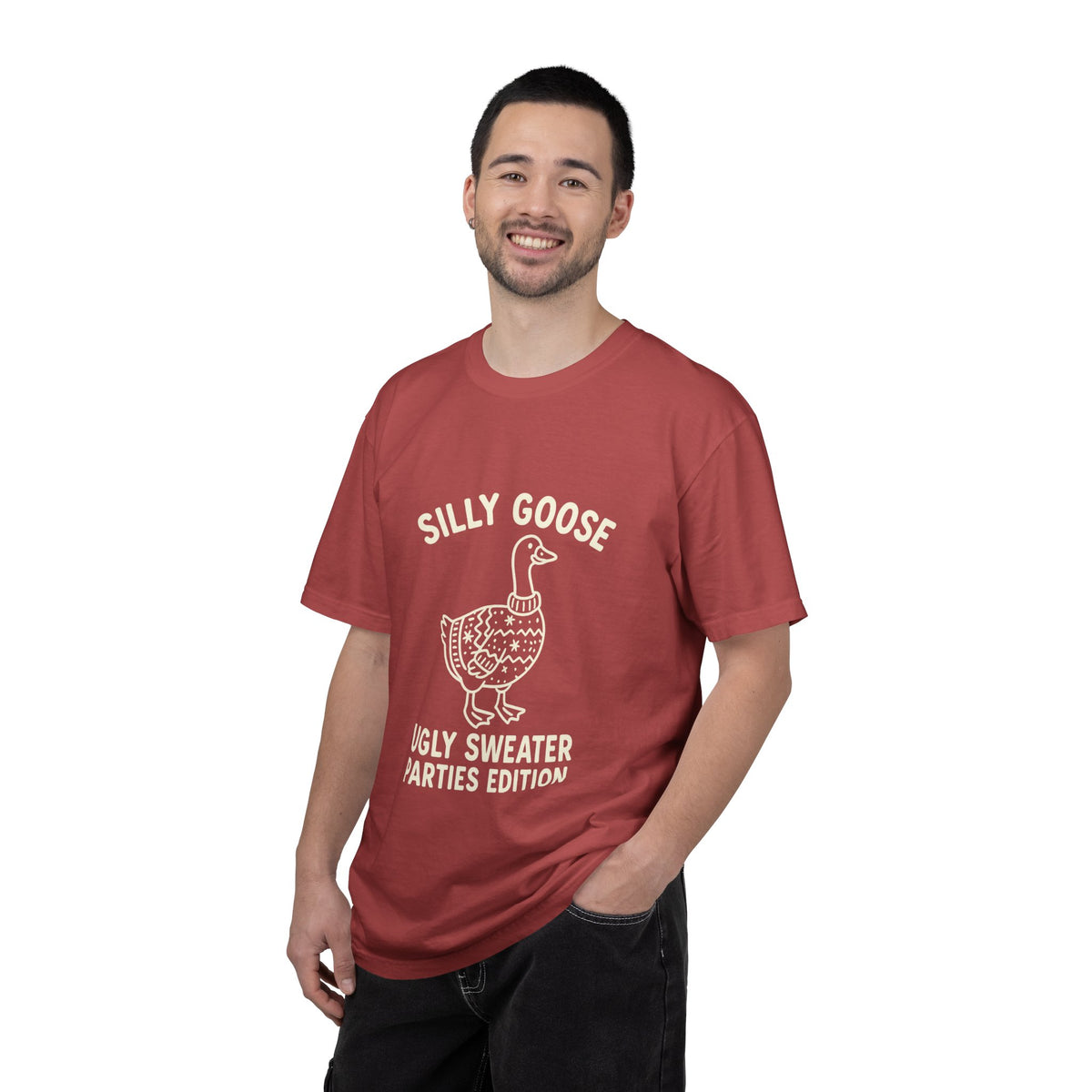 Silly Goose Ugly Sweater Parties Edition T-Shirt - Trending Now - October 2026