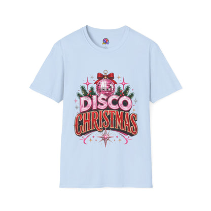 Disco Christmas T-Shirt — Retro Glitter Ornament Holiday Tee
