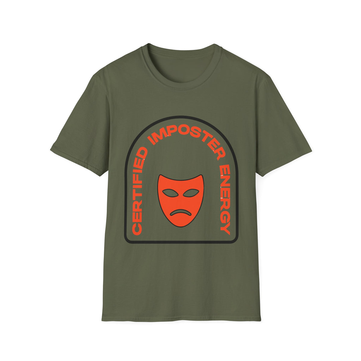 Certified Imposter Energy T-Shirt — Funny Sarcastic Graphic Tee - Trending Now - August 2026