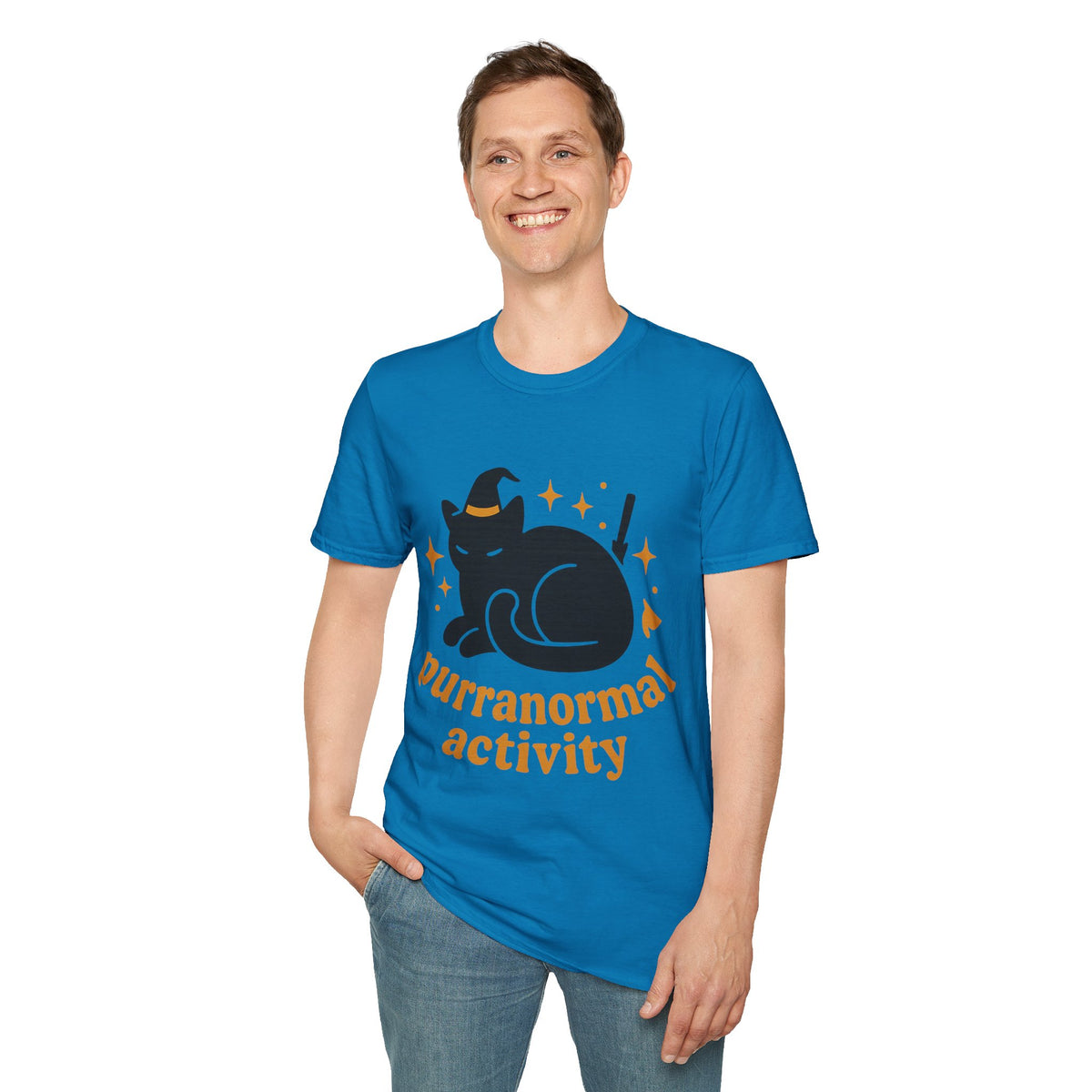 Paranormal Activity Circle T-Shirt — Cute Retro Ghost & Stars Tee - Trending Now - August 2026