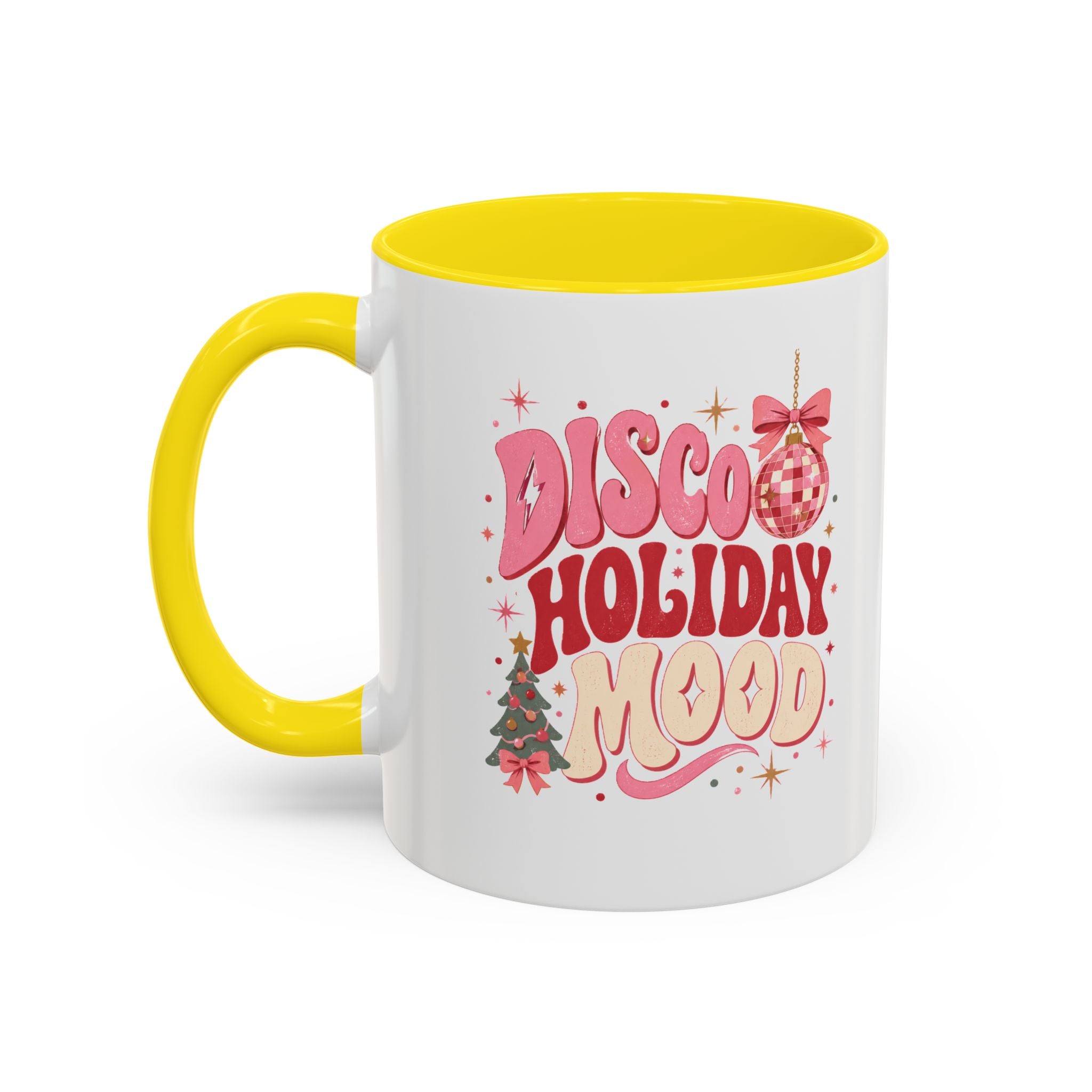 Modern Day Christmas Disco Holiday Mood Coffee Mug